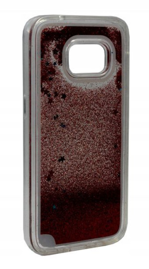Etui Case Ruchome Brokat Samsung S7 czerwony