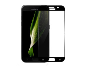 Szkło Hartowane Cały Ekran Samsung A3 2017 Czarny