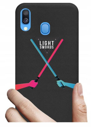 Etui czarne matt do Samsung Galaxy A40 162 wzory