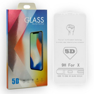 Szkło Hartowane Iphone X 10 Cały Ekran 5d Full Bia
