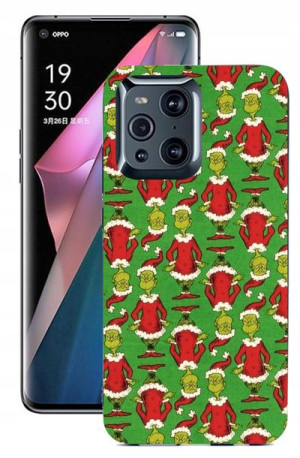 Etui Świąteczne Prezent do Oppo Find X3 WZORY