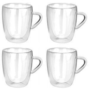 KUBEK szklanka filiżanka termiczna 4 x 280 ml ravi