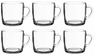 KUBEK szklany SZKLANKA RENEE 6 x 310 ml