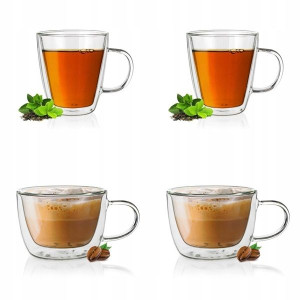 SZKLANKA TERMICZNA 2x300ml 2x300ml ścianka doblo