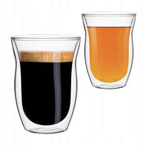 SZKLANKA TERMICZNA z podwójną ścianką 2 x 300 ml