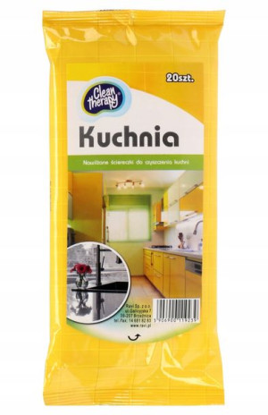 Nawilżone ściereczki do czyszczenia kuchni 20 szt