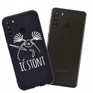 Etui Matowe Matt Case do Samusng Galaxy A21 wzory