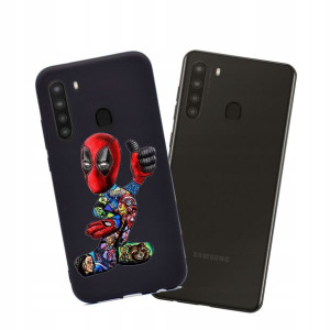Etui Matowe Matt Case do Samsung Galaxy A21 wzory
