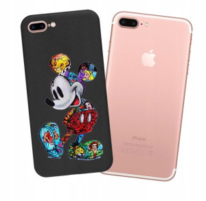 Etui Matowe Matt Case do Apple Iphone 8 Plus wzory