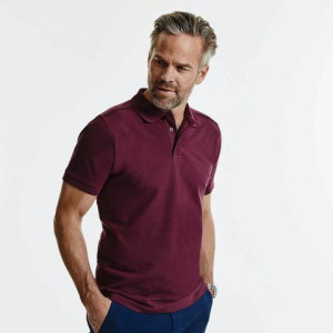 Koszulka męska Polo Tailored Stretch Russell Light Oxford S