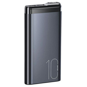 USAMS Powerbank PB55 10000mAh 2xUSB wyświetlacz LED szary/grey 10KCD14801 (