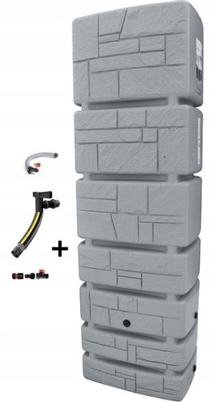 Zbiornik Na Deszczówkę Aqua Tower 350l + Przyłącza