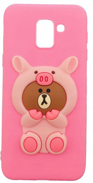 Etui MIŚ MISIO PINK 3D do Samsung Galaxy A50
