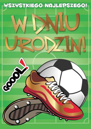 Kartka na urodziny dla piłkarza DK501