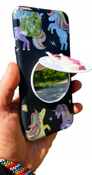 Etui z lusterkiem Unicorn na Huawei P Smart 2021