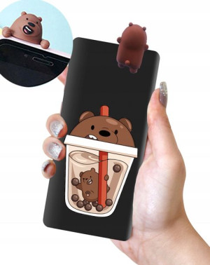 Żółte etui lalka wzory MISIO Iphone 12 mini 5,4