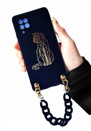 Etui ZŁOTO i Łańcuch do Iphone 11 Pro
