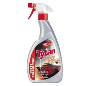 Płyn do czyszczenia płyt ceramicznych Tytan spray 500g