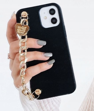 Etui złoty łańcuszek do Xiaomi Redmi Note 8