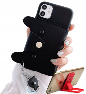 Etui kotek z portfelem do Huawei Y5P