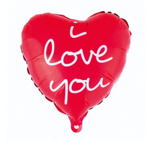 Balon Hiszpański 18 " I Love You Walentynki