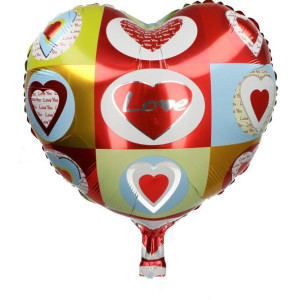 Balon Serce 18 " Love Walentynki