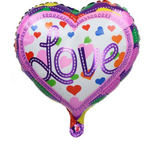 Balon Serce 18 " Love Walentynki