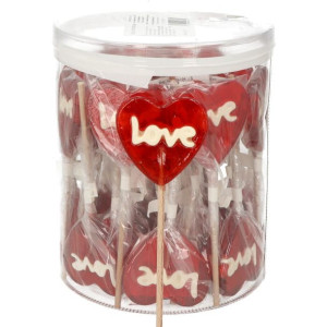 Lizak Serce Love Mini Na Walentynki (20g) 40szt