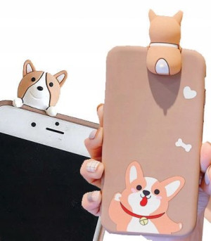 Etui case lalki wzory PIESEK 3D Samsung Galaxy S21