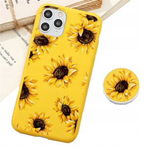 Etui Słoneczniki uchwyt do Iphone 11 Pro Max