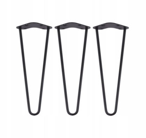 Noga metalowa do stołu Hairpin Legs 36 cm 3szt