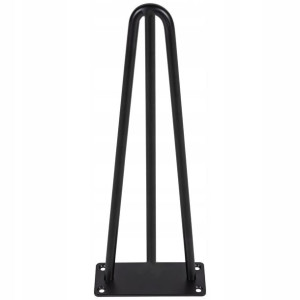 Metalowa Noga do stołu Hairpin Legs 31 cm 3 pręty