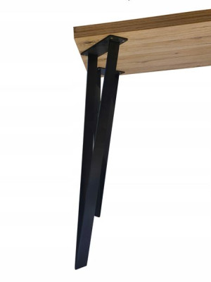 NOGA Metalowa stołu Loft stol 42cm