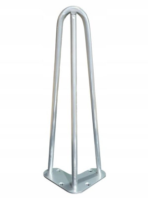 Noga metalowe nogi stołu HAIRPIN LEGS 31cm srebrna