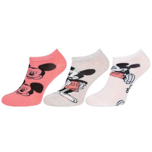 3x damskie skarpetki Myszka Mickey DISNEY OEKO-TEX