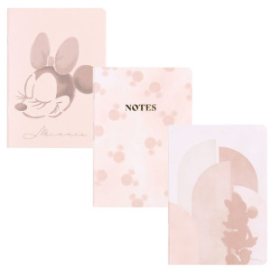 3x mały notes, zeszyt A6 Myszka Minnie Disney