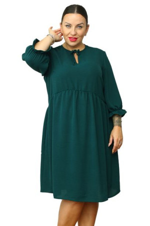 Sukienka DALILA odcinana pod biust b.zieleń 50 PLUS SIZE