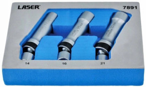 Laser Tools UNIWERSALNE nasadki do świec zapłonowych 14,16,21