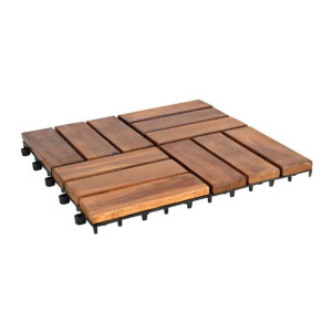 Plytki podlogowe z drewna akacjowego 5 szt. 30x31