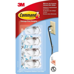 3M Uchwyty do kabli średnie Command 4 szt.