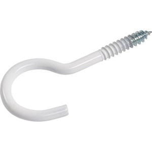 Lux-Tools Hak otwarty biały 50x3,3mm 4szt.