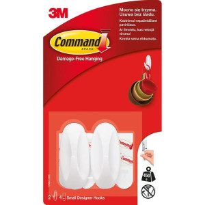 3M Haczyki wielkokrotnego użytku Command 2 szt.