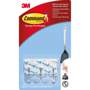 3M Haczyk z uchwytem metalowy Command 3 szt.