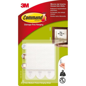 3M Rzepy do obrazów Command 3 szt.