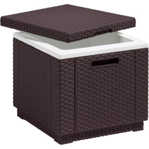 Stolik Ice Cube brązowy 42x42x41