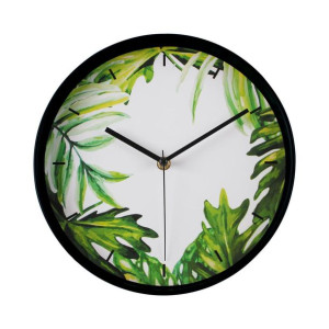 Zegar ścienny GREENERY śr. 25 cm zielony