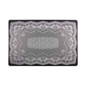 Podkładka na stół BOBBIN prostokątna 44 x 29 cm biała