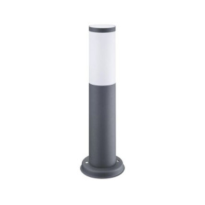 Lampa ogrodowa stojąca OSLO IP44 szara E27 POLUX