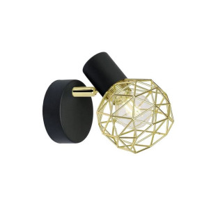 Reflektorek ACROBAT czarno-złoty E14 CANDELLUX