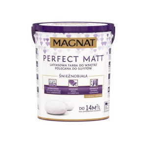 Farba wewnętrzna PERFECT MATT 5 l Biała MAGNAT